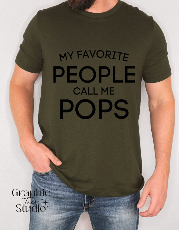 My Favorite People Call Me Pops T-shirt